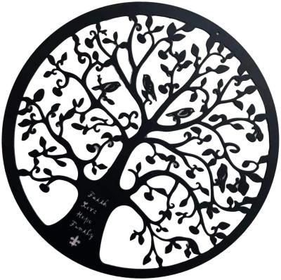 China Eco-friendly and conveniently tree of life wall hanging decoration silhouette decoration home accessories to customize for sale