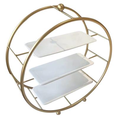 China European-style single hot-selling disposable dessert table display stand decoration cake tray from Amazon for sale