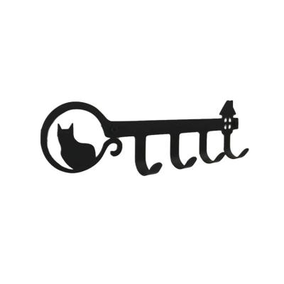 China Amazon Hot Sale Metal Cat Hook Wall Hook Porch Main Door Storage Iron Decorative Crafts Eco-Friendly And Conveniently for sale