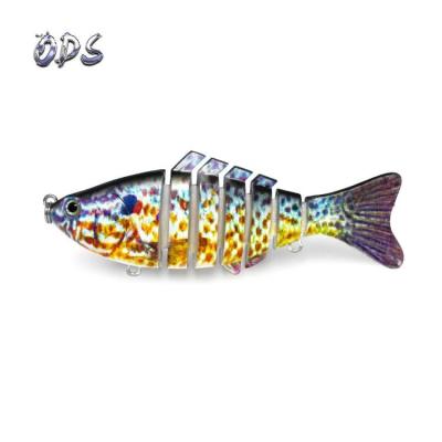 China ABS Hard Plastic Sinking Wobblers 10cm 7 Segments Fishing Tackle Hard Lures Multi Joints Bait For Bass Crankbait Swimbait for sale