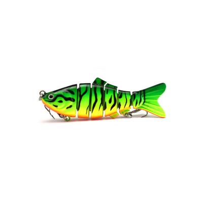 China ABS Hard Plastic Fishing Plastic Segmented Lure 102mm Jointed Pencil Multi Minnow Crankbait Swimbait Hard Artificial Section Bait for sale