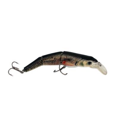 China Wholesale ABS China plastic bait topwater plastic artificial hard joint floating minnow cranking fishing lure for sale