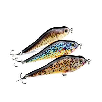 China 2021 Top Eco-friendly ABS Water Baits High Quality New ABS Jerkbait 100mm European Level Slip Jerk Fishing Lures for sale