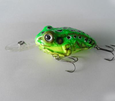 China 2021 Latest Design Ocean Plastic Fishing Lure Bass Baits Frog Lure For Sea Ocean Fishing for sale