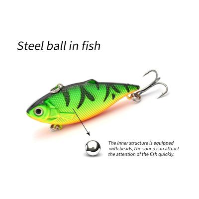 China High Quality Plastic Vibrating Tackle ODS Lure Vib Fishing Lures Sinking Wobblers For Pike Fishing Crank Lure Baits for sale