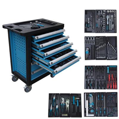 China Durable+Portable+Comfortable Handle 272pcs Metal Workshop DIY Tools Garage Tool Cabinet Trolley Tool Cabinet for sale