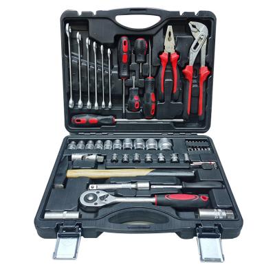 China Low Price 56pcs Durable Steel Car Crv Socket Wrench Tool Kit for sale