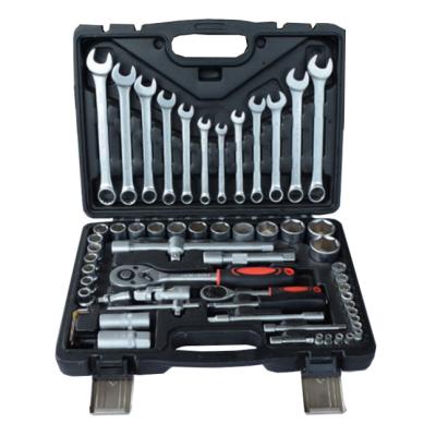 China Car Solude 61 Pcs Spanner Set Steel Auto Socket Combination Hardware Car Repair Tool Socket Set for sale