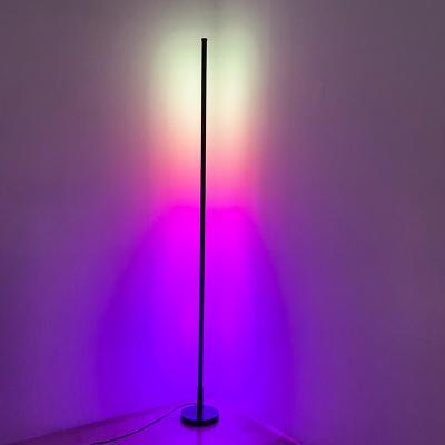 China Custom High Quality Modern Designer RGB Smart LED Floor Lamp Tripod Corner Living Room Bedroom Standing Nordic Modern for sale