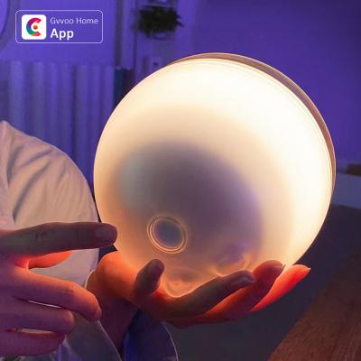 China Nordic Smart Eye Care Bedroom Bedside Led Table Lamps RGB Color Changing Plug In Led Bed Side Night Light Baby Kids Modern Home Decor for sale