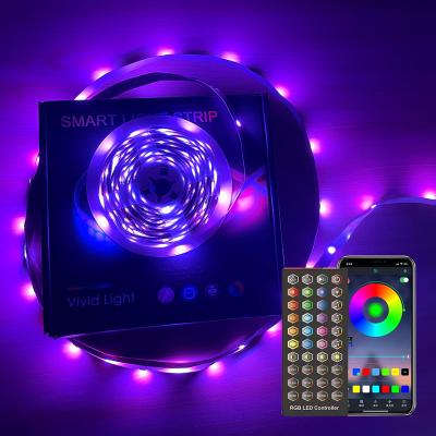 China Wholesale Residential RGB Smart Led Smart Strip Lights 5050 2Pcs Flexible Waterproof App Ambient Light 5M 10m 15M 20M With Remote And for sale