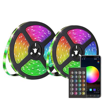 China Residential Rhythm Recognition Wifi Led Strip Light Decoration Party Holiday Smart Indoor Outdoor Lighting With Google Alexa Remote App for sale