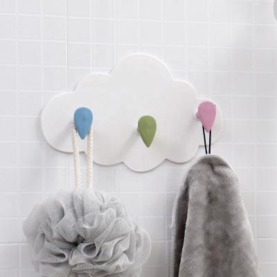 China Modern Seamless And Strong Bonding Squishy Hook Wall Mounted Cabinet Household Hanger for sale