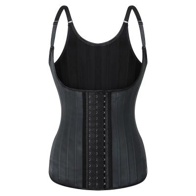 China New Custom Made Viable Logo 3 Strap Belt Latex Waist Trainer Women Compression Tummy Control Waist Trainer Vest for sale