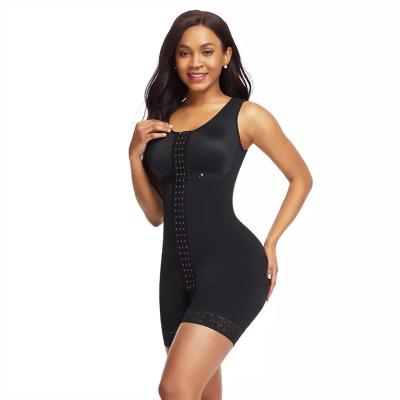 China New Design Antibacterial Lift Up Chest Hooks Adjustable Women Body Shaper Tummy Control Full Body Suit for sale