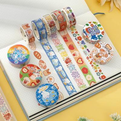 China Special Shaped Hand Painted Cute Strip Sticker Waterproof Luminous Strip Mood Hand Account Decoration Sticker Strip for sale