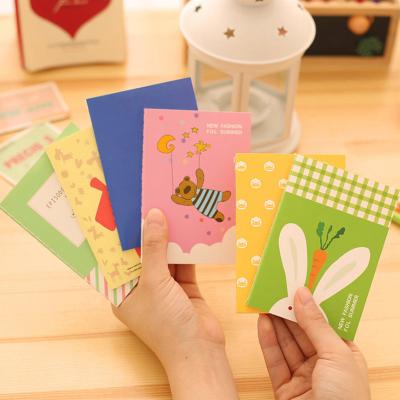 China Creative Cartoon Kawaii Journal Diary Notebook Paper Cartoon Notepad Book For Kids Korean Stationery Wholesale for sale