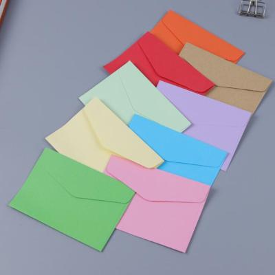 China China Candy Color Kraft Paper Blank Envelopes Greeting Cards Mini Envelopes DIY Multifunctional Paper Envelope for sale