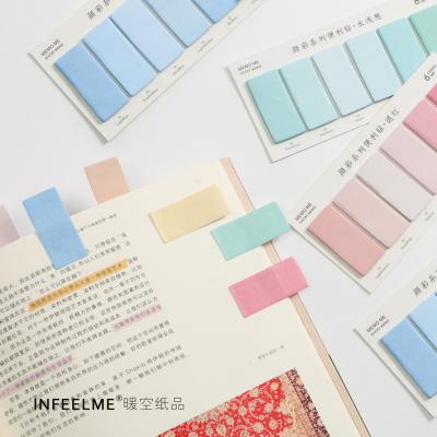 China Morandi Color Sticky Note Pad Series Sticky Message Note Pad School Office Supply Stationery Gift for sale