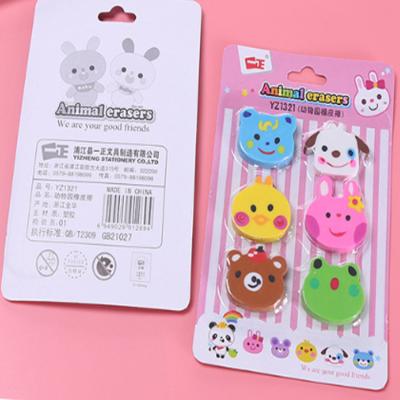 China Erasable 3D Assembly Tool Reward Stationery Gifts/Eco-friendly/Cute/Novelty/Manual/Erasers Novelty Cute Animal Rubber Pencil for School Office Supplies and for sale