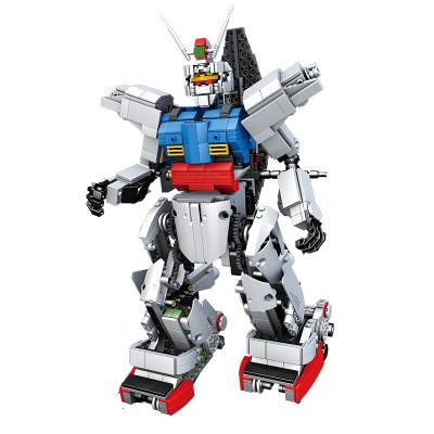 China DIY TOY Mold King 15024 DIY MX RX78 Robot Building Block Model Toys Compile Block Bricks Action Number for sale