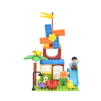 China Assembling Brick D u p l Toy New 65pcs Windmill Paradise Toys Building Intelligence The Big O Building Block Diy Educational Toys for sale