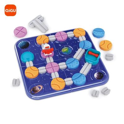 China Logic Training Toys Educational Building Maze Play Fun Board Game 2022 New Brain Teaser Puzzle Logical Training Toys Roadblocks For Kids for sale