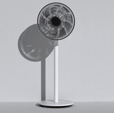 China Lower Noise 12/24V BLDC Motor Smart Air Flow DC Stand Fan for sale