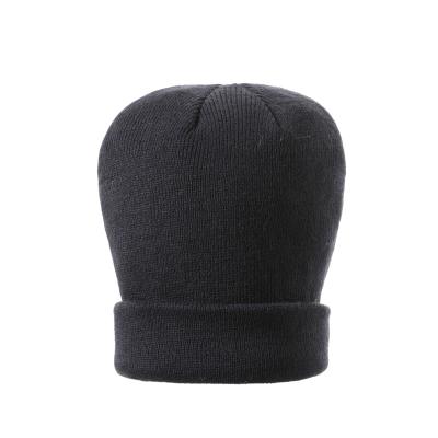 China COMMON Wholesale White Multicolor Unisex Knit Beanie Hat Custom Logo for sale