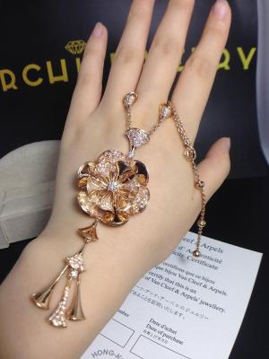 China Bvlgari 18K Pink Gold DIVAS 'DREAM Necklace With Diamonds Jewelry Factory CL856457 for sale