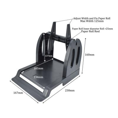 China Wholesale Black And White 80mm 110mm 4x6 Shipping Label Paper Holder For Label Printer for sale