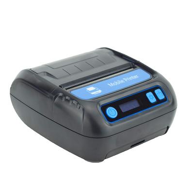 China Mini 80mm Portable Black And White Tooth Blue Wireless 3inch Mobile Thermal Label Printer for sale