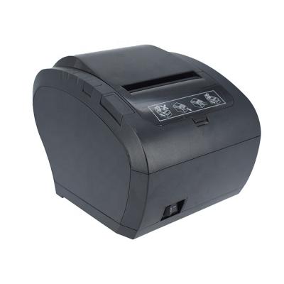 China Black Restaurant Kitchen Printer Lan 80mm Thermal Receipt Printer for sale