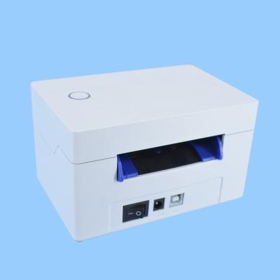 China 3inch label printer 80mm radio black and white blue port tooth thermal shipping slip label printer for sale