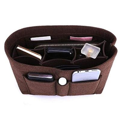 China Eco-friendly Felt Insert Bag Felt Purse Insert Handbag Organizer Bag In Bag Organizer for sale