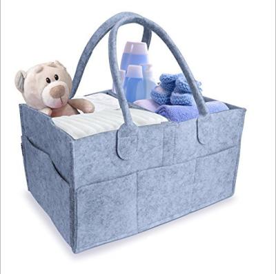 China Baby Diaper Storage Bag Eco Friendly Felt Diaper Cart Eco Friendly Felt for sale