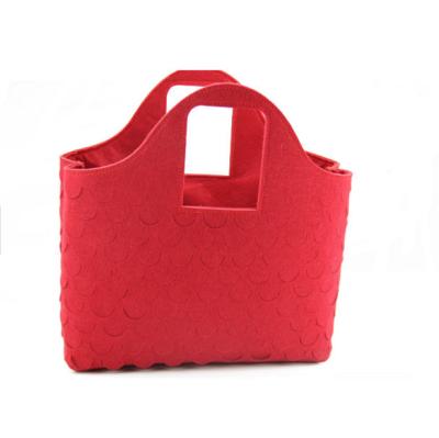 China Eco-friendly Trending Fashionable Women Felt Tote Bag From China Supplier for sale