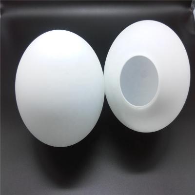 China Simple Style Spherical Simple Style White Frosted Glass Shade for sale