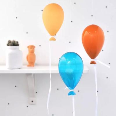 China Hanging Glass Lead Glass Balloon Decoration With Matte Finish Middle for sale