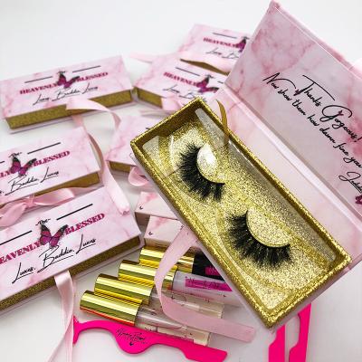 China Super Soft Long 3d False Mink Eyelash 5d Mink Eyelashes False Mink Eyelashes Lashes With Custom Packing for sale