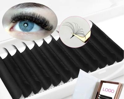 China Fan Easy Korean Pre Made Fans Of Eyelash Extensions DYI Quick Glittering Volume Eyelash Extension for sale