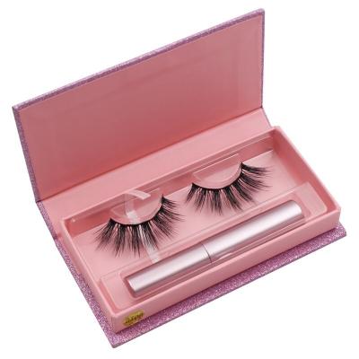 China Magnetic Eyeliner Eyelashes No Glue Luxury Lashes Box Packaging Magnetic False Eyelashes And Magnetic Eyeliner for sale