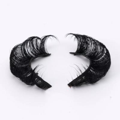 China Fashionable luxury thick 3d faux mink fluffy lashes other eyelashes faux mink lashes fluffy for sale