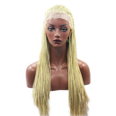 China Silky Straight Bonded Lace Front Wig Wave Wave Lace Front Braided Wigs for sale