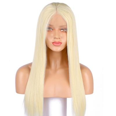 China Silky Straight 613 Natural Straight Human Hair Lace Front Wigs for sale