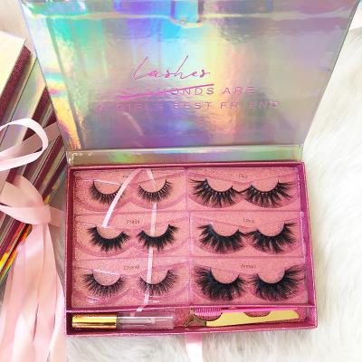 China Wholesale Durable TRD Mink Eyelash Vendor Packaging Box 3D Eyelashes for sale