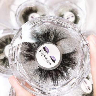 China Wholesale durable faux mink eyelash lashes empty eyelash box container 3d mink eyelashes private label for sale