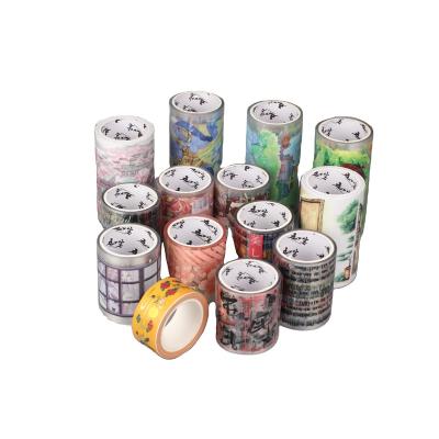 China Waterproof Custom Printed Bopp Package Colored Opp Washi Acrylic Adhesive Tape for sale