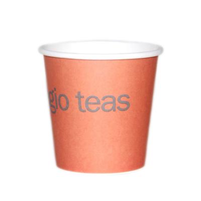 China Recyclable Custom Printed White Disposable Collapsible Paper Cup for sale