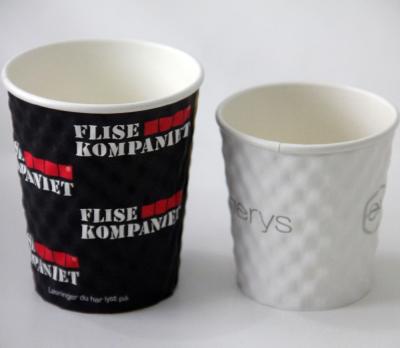 China Disposable Disposable Custom Printed New Style Coffee Paper Cups Bubble Wall Paper Cups For Hot Drink for sale